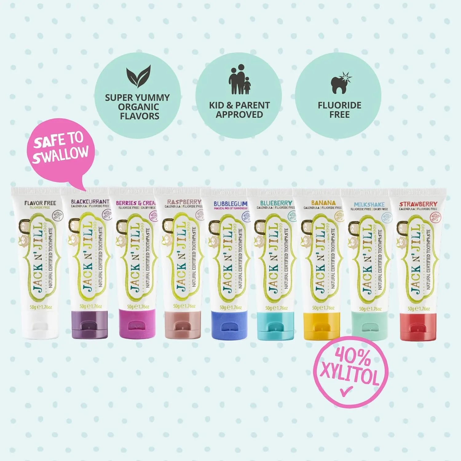 Jack N' Jill Natural Toothpaste Strawberry - Image 7