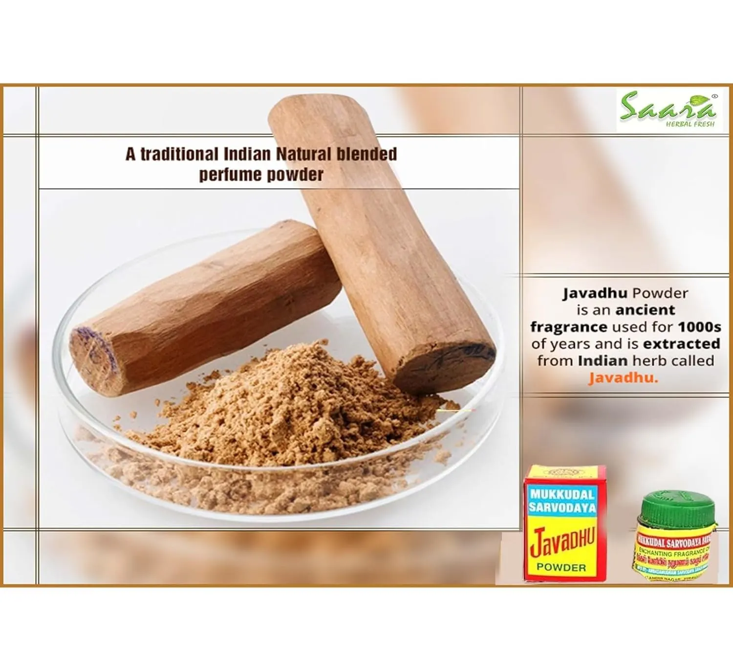 Javadhu Powder Natural Fragrance for Body & Pooja - Image 3