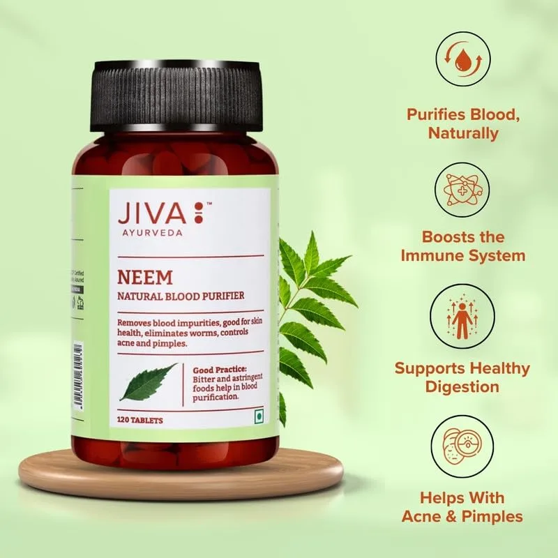 Jiva Neem Tablets | Blood Purifier & Skin Wellness - Image 5