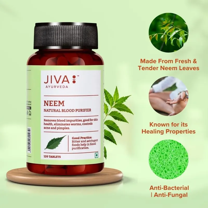 Jiva Neem Tablets | Blood Purifier & Skin Wellness - Image 6