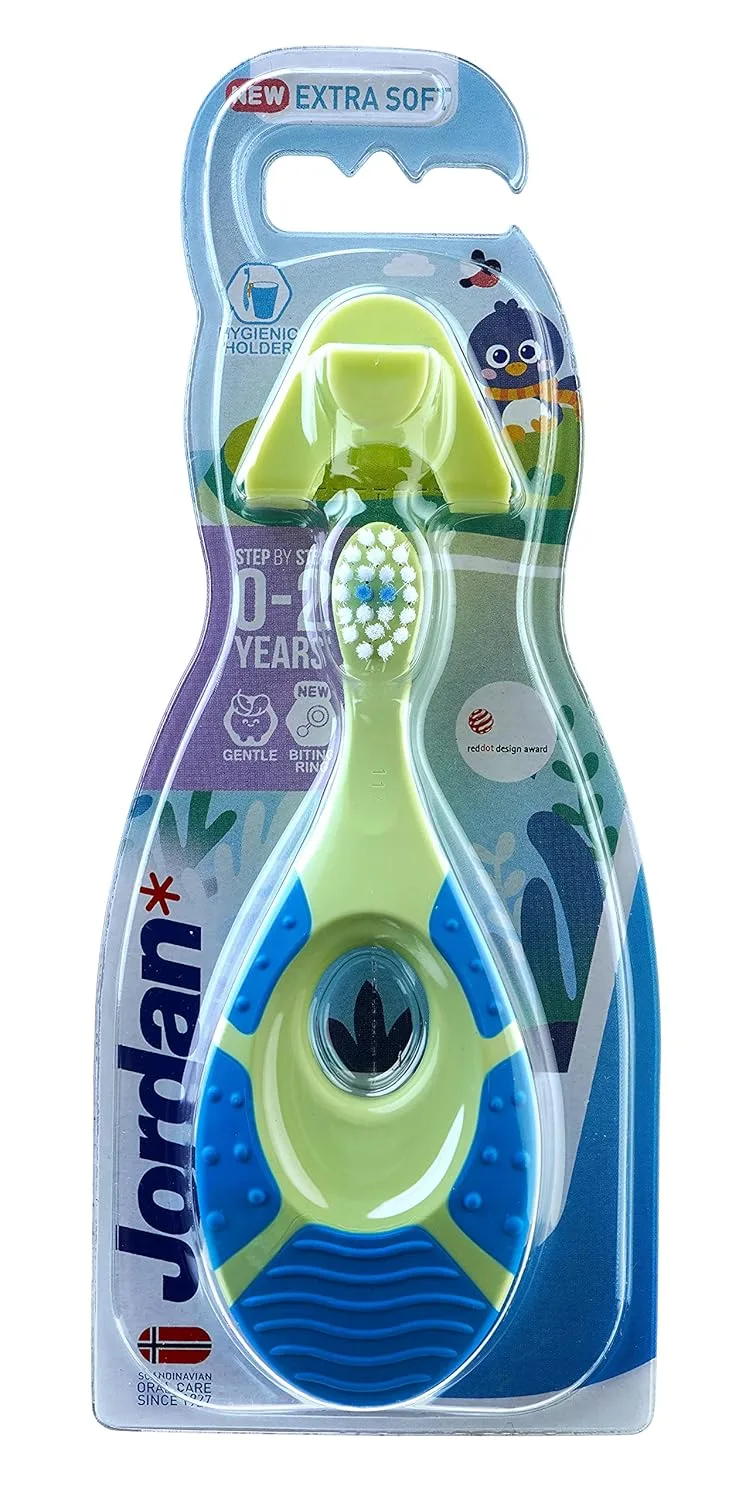 Jordan Baby Toothbrush - Soft, BPA-Free, Teething Relief