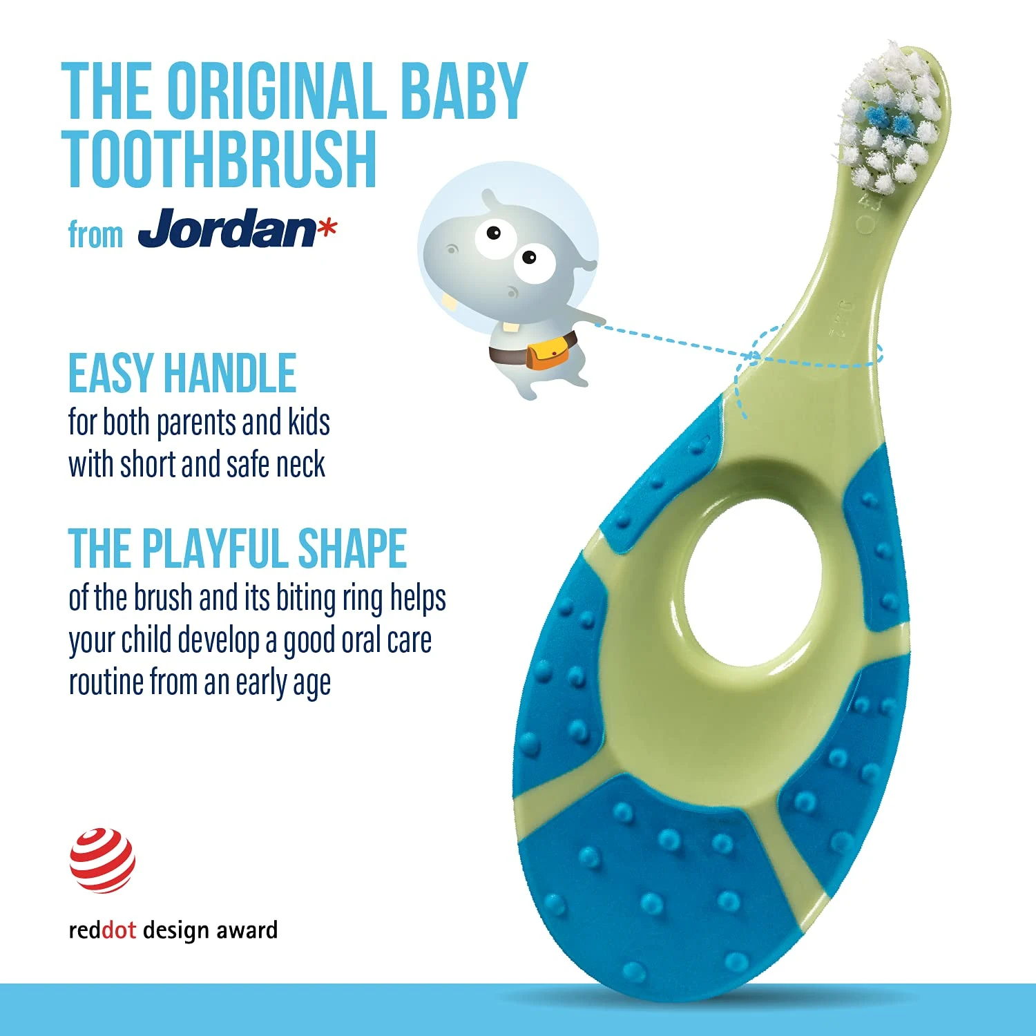 Jordan Baby Toothbrush - Soft, BPA-Free, Teething Relief - Image 5