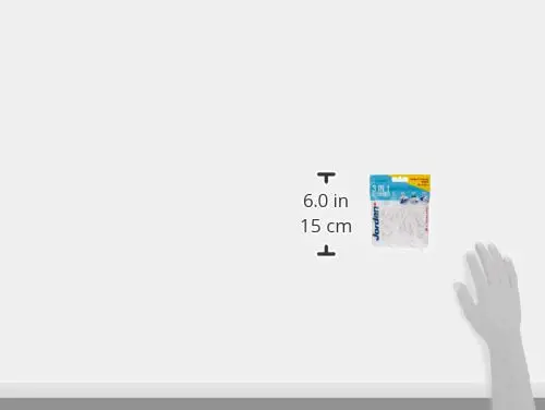 Jordan 3-in-1 dental flossers with toothpick and tongue scraper, made with 50% recycled plastic, effectively remove plaque for a fresh, beautiful smile.
