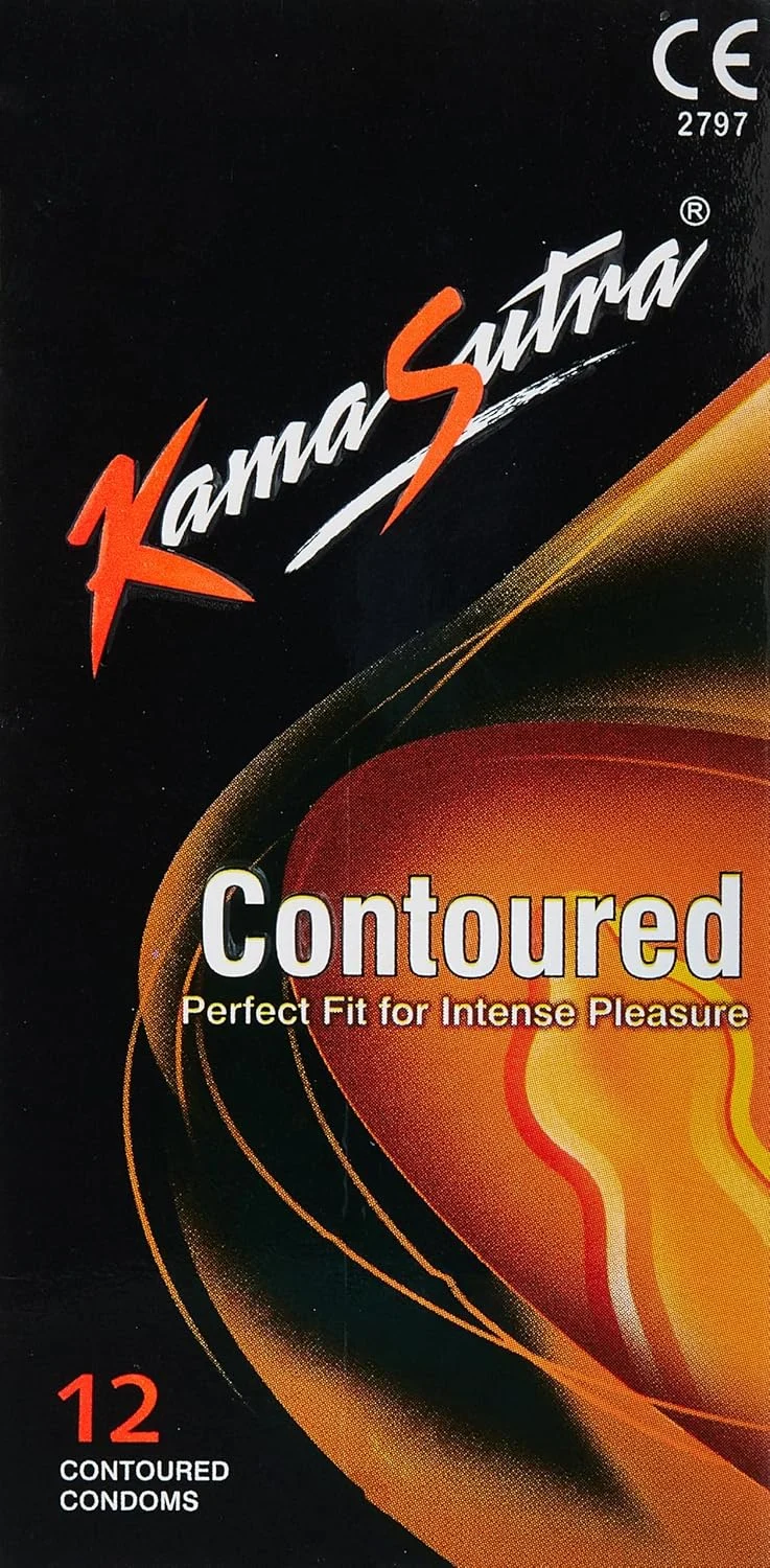 KAMASUTRA Contoured Condoms - Perfect Fit - 12 Count