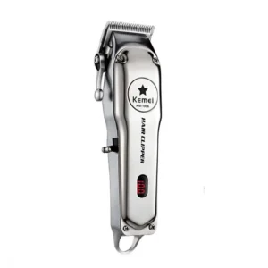 Kemei professional cordless hair clippers for men provide barbers and stylists with a smooth, sharp, and precise haircutting experience.