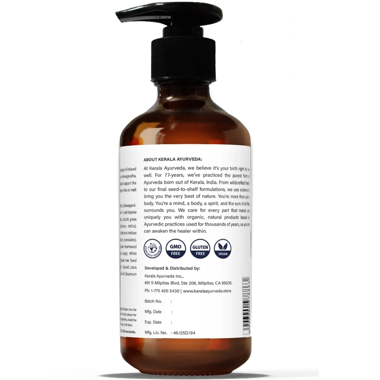 Kerala Ayurveda Balaswagandhadi Thailam 200ml - Image 3