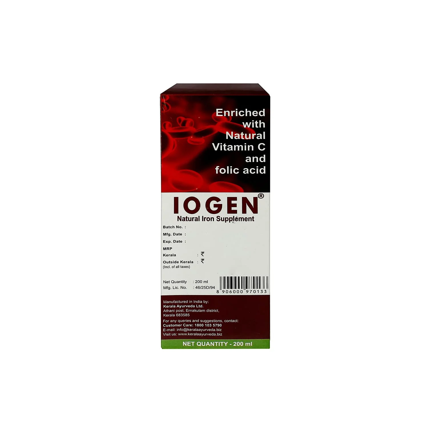 KERALA ayurveda Logen - 200ml - Image 2