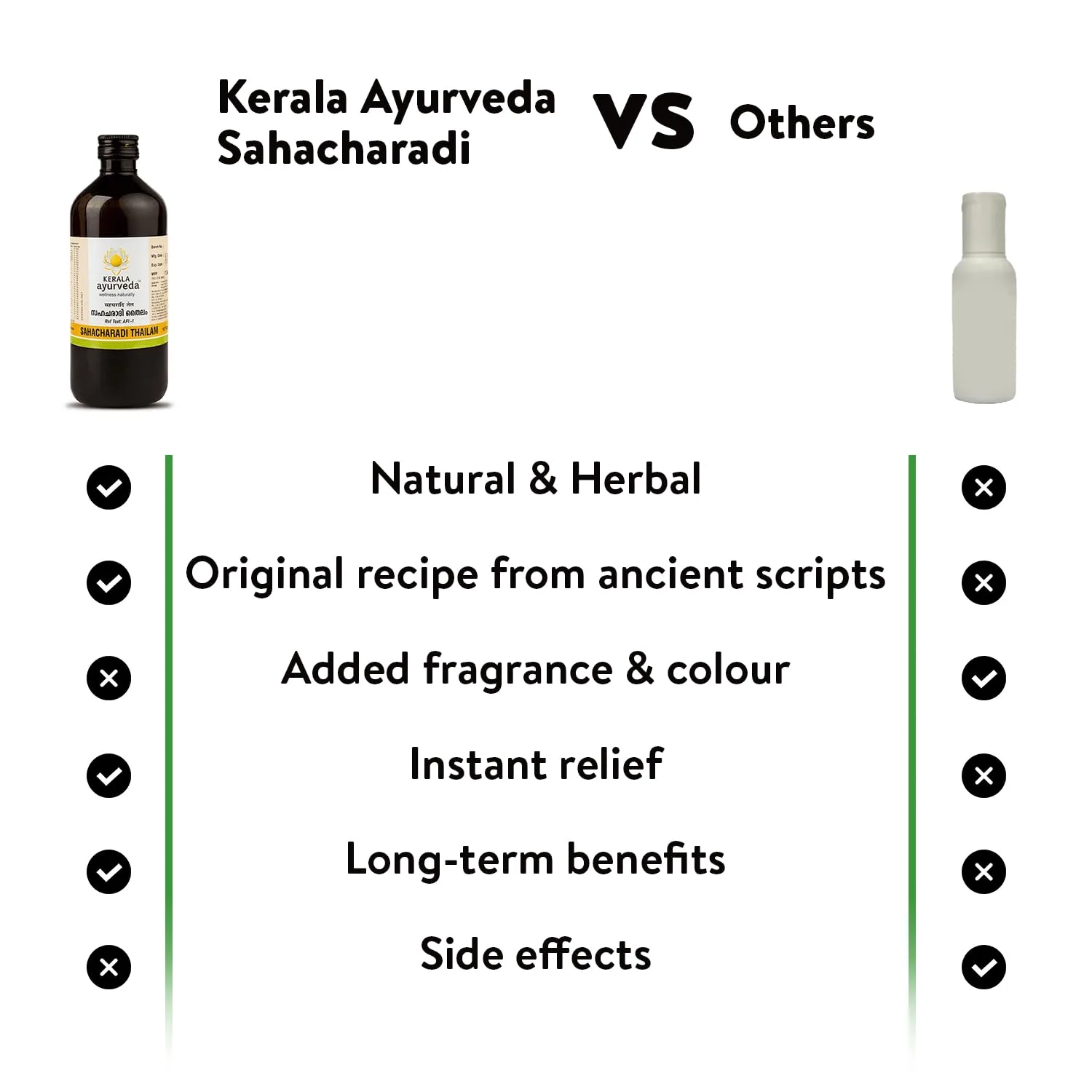 Kerala Ayurveda Sahacharadi Thailam - 450ml - Image 4