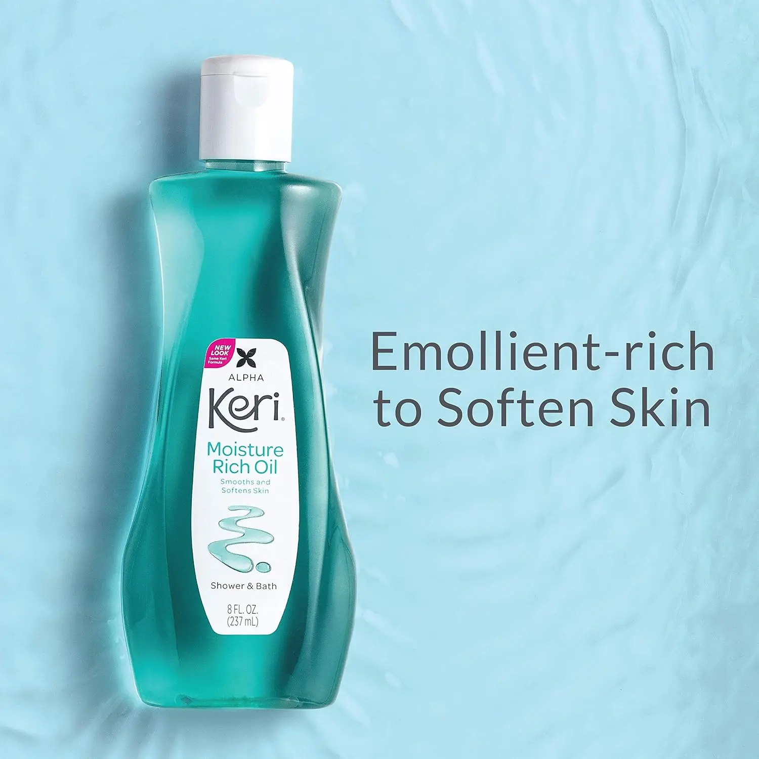 Keri Moisture Rich Bath Oil - Dry Skin Relief - Image 3