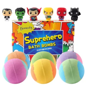 Kids Bath Bombs with Toys, Dinosaur Gifts Set
