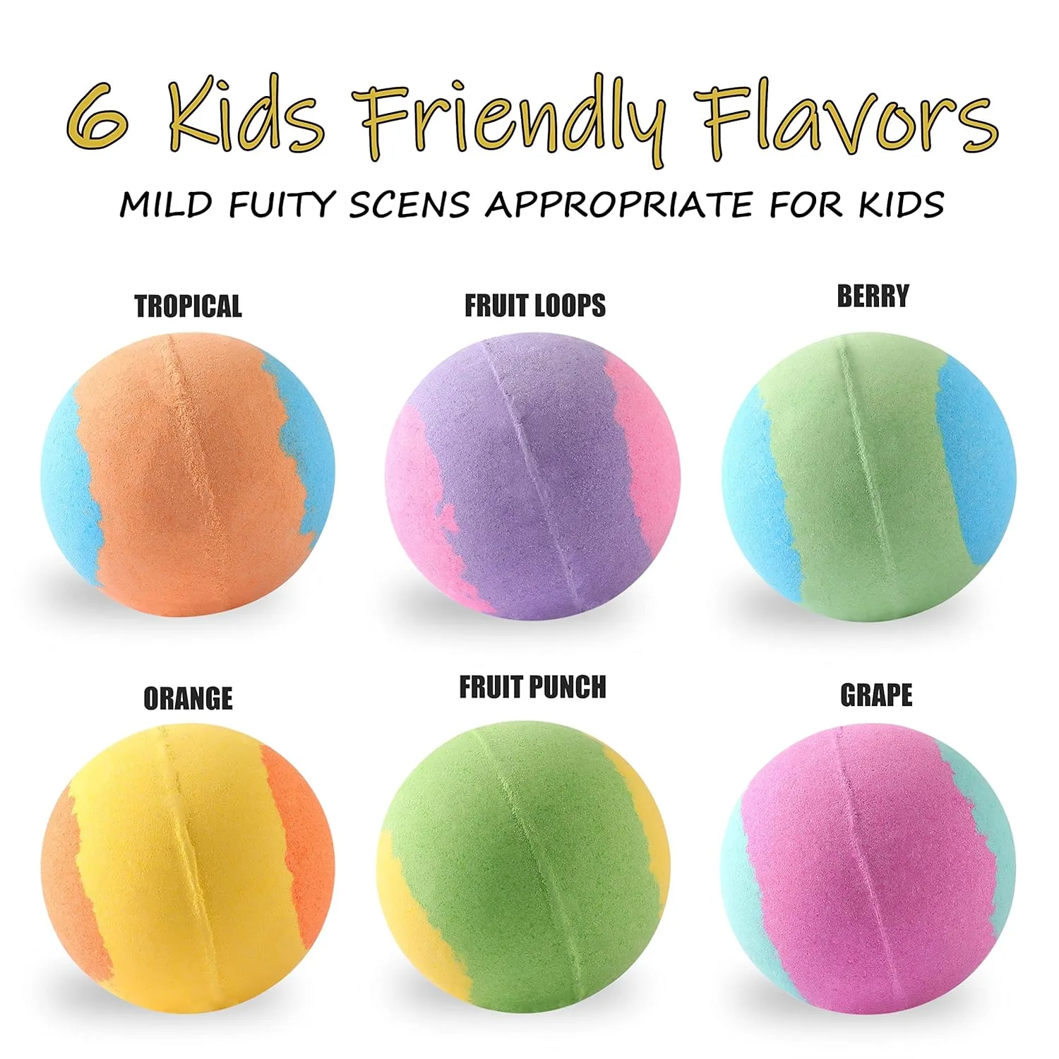 Kids Bath Bombs, 24 Pack with Surprise Toys - Image 3