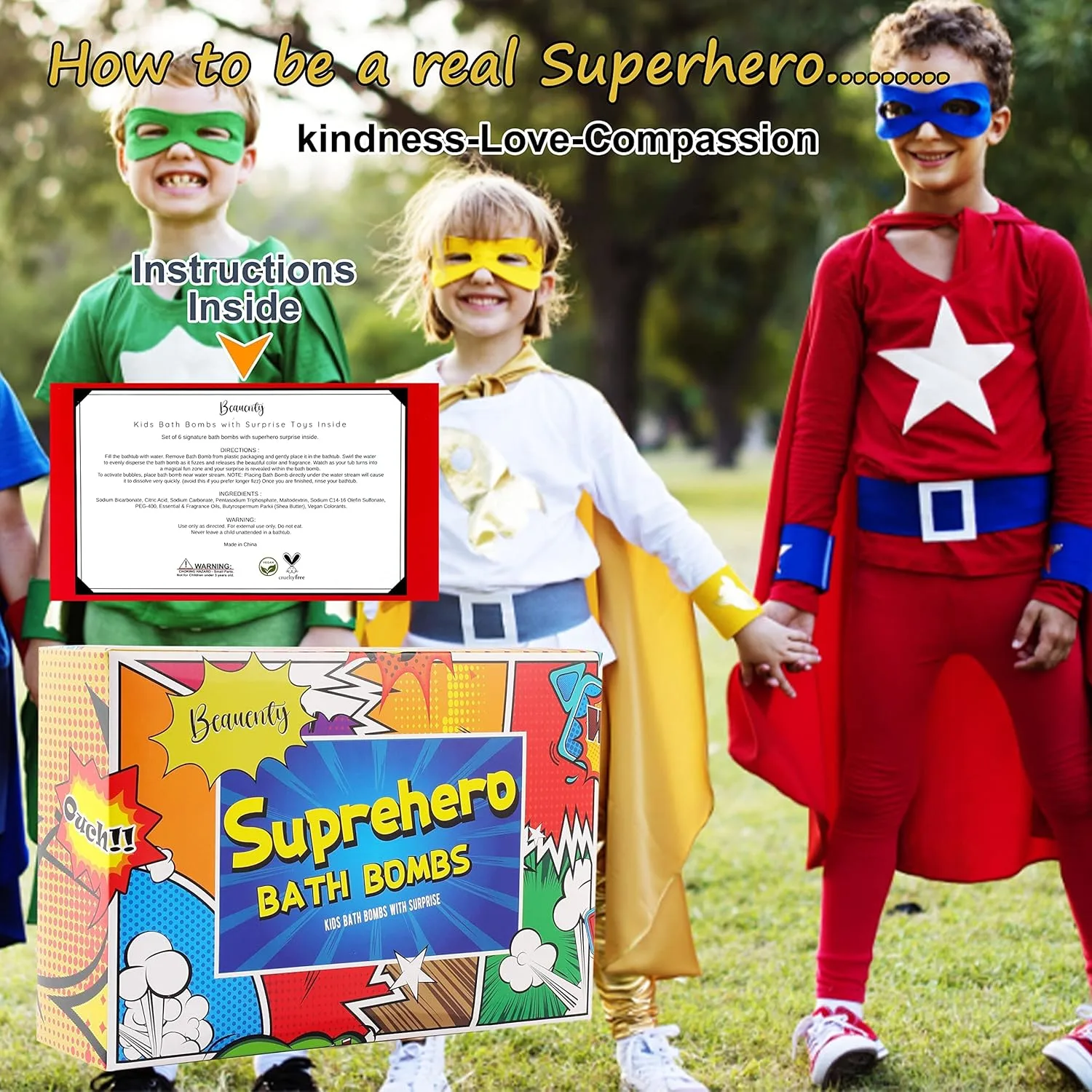 Kids Bath Bombs with Toys Inside, 15 Pack - Image 7