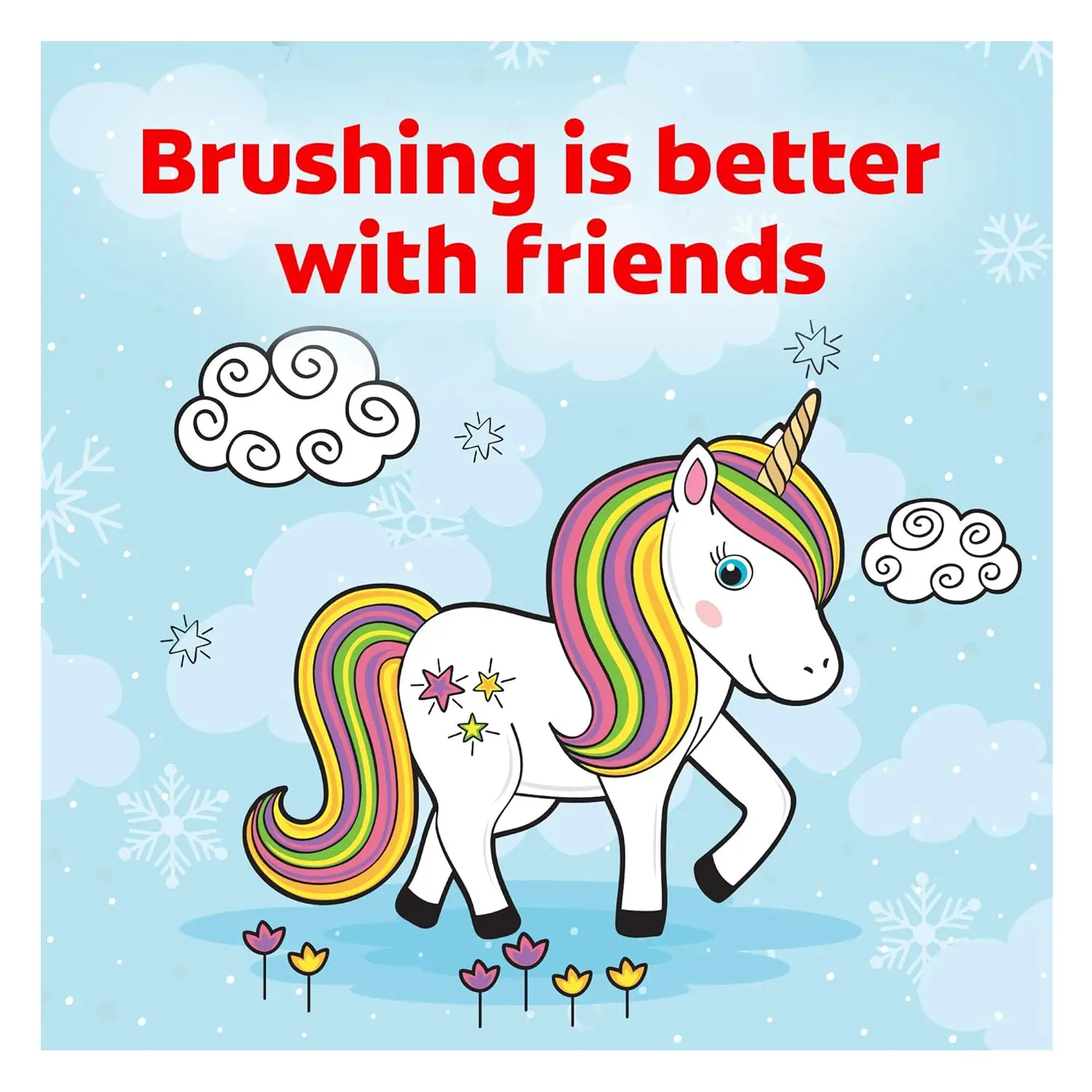 Colgate Kids Battery Toothbrush, Unicorn, Ages 3+, 1 Pack - Image 2