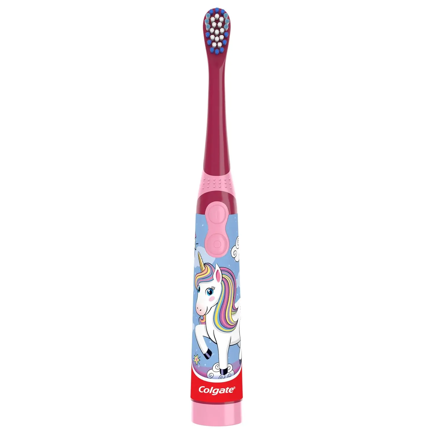 Colgate Kids Battery Toothbrush, Unicorn, Ages 3+, 1 Pack - Image 3