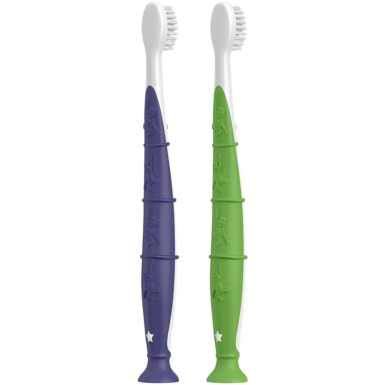 Kids BPA Free Extra Soft Toothbrush 2 Pack - Image 4
