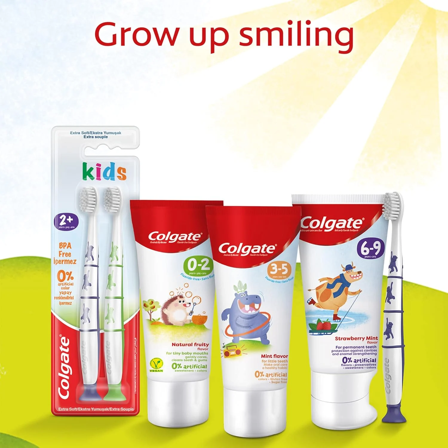 Kids BPA Free Extra Soft Toothbrush 2 Pack - Image 6