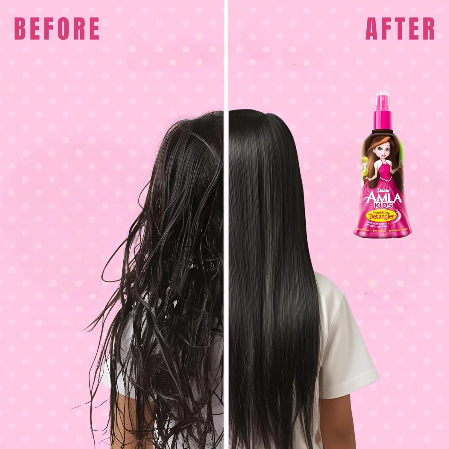Kids Detangler Amla - Tangle Free, Shiny Hair - Image 4