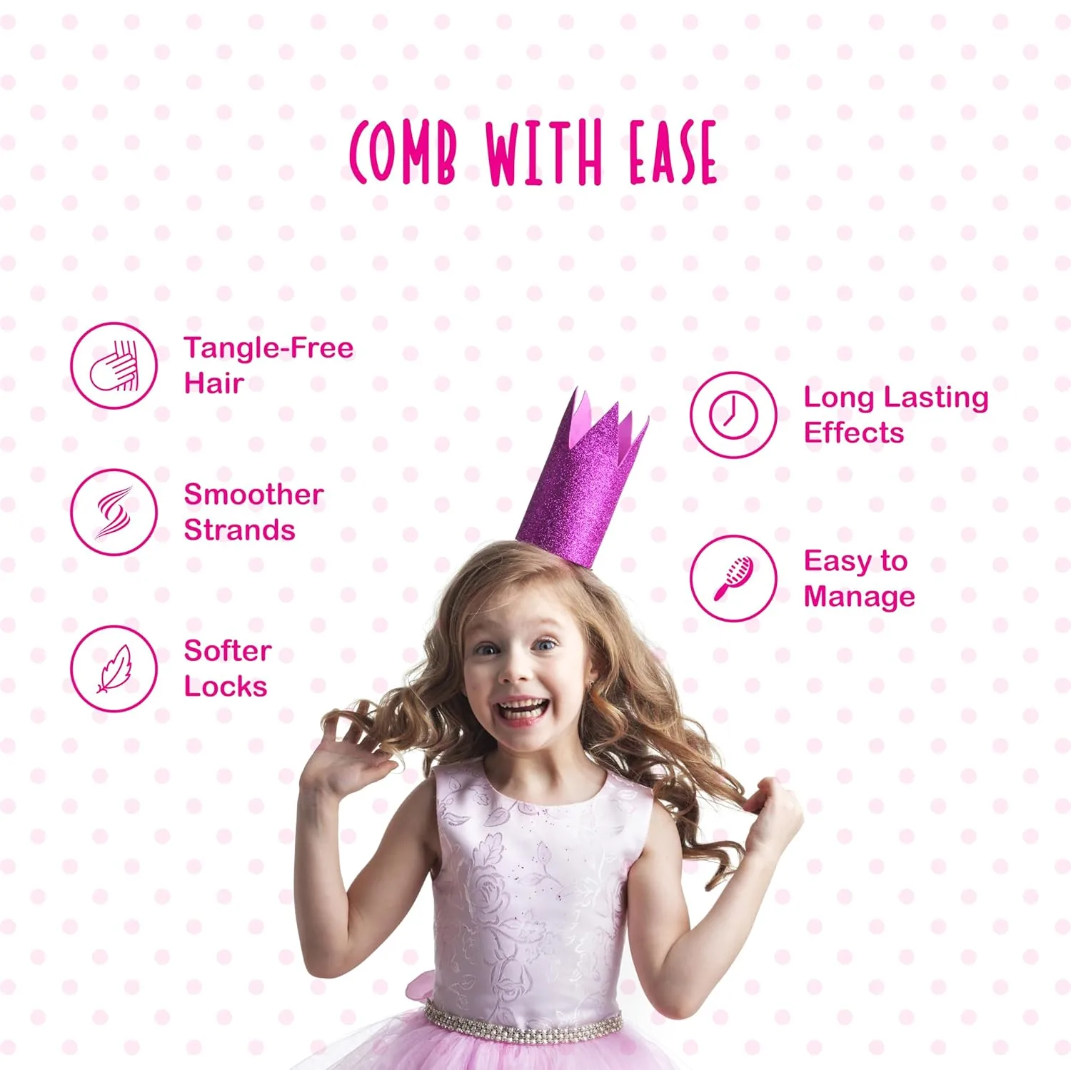 Kids Detangler Amla - Tangle Free, Shiny Hair - Image 5