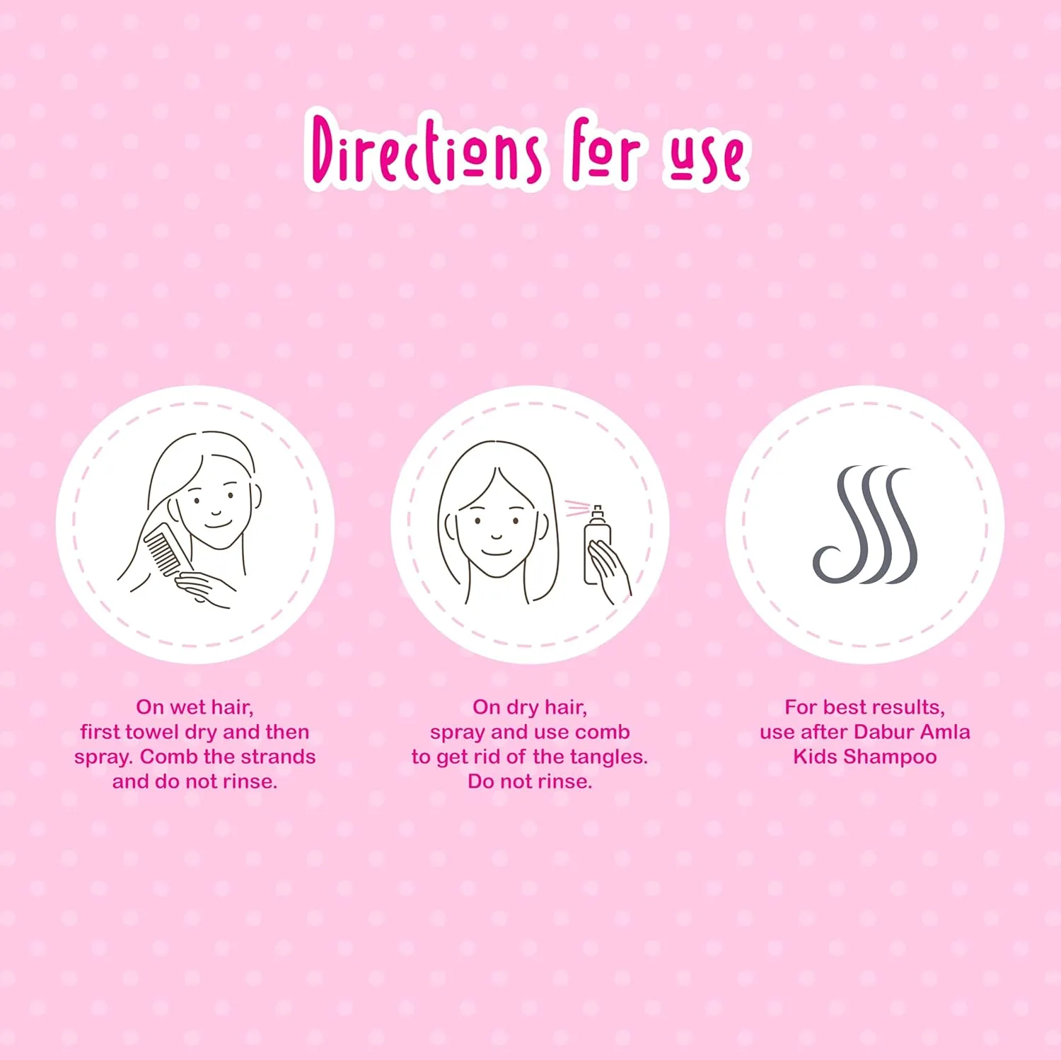 Kids Detangler Amla - Tangle Free, Shiny Hair - Image 6