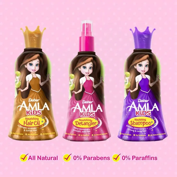 Kids Detangler Amla - Tangle Free, Shiny Hair - Image 7