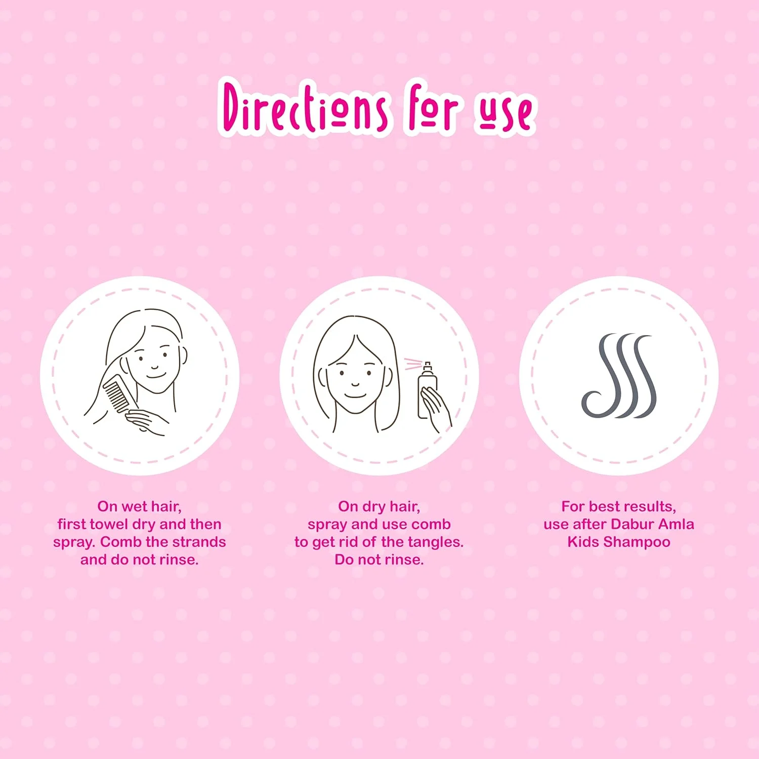 Kids Detangler Amla Natural Oils | Easy Combing - Image 6