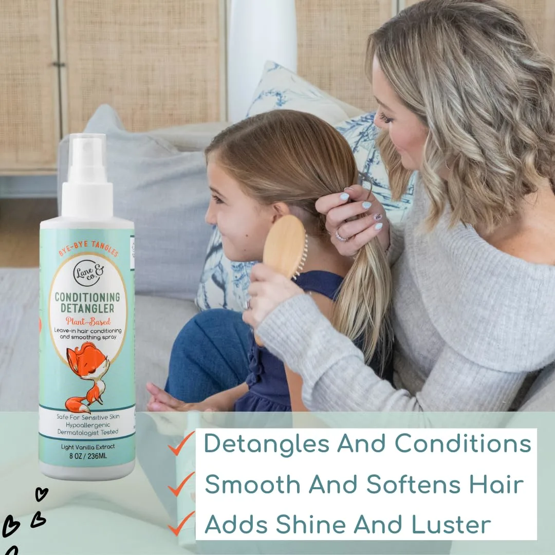 Kids Detangler Spray - Natural Hair Detangler & Conditioner - Image 2