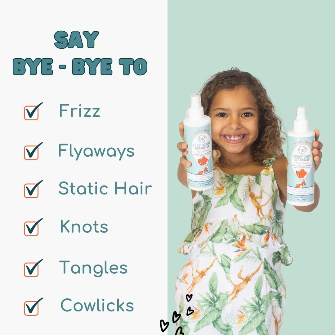 Kids Detangler Spray - Natural Hair Detangler & Conditioner - Image 3