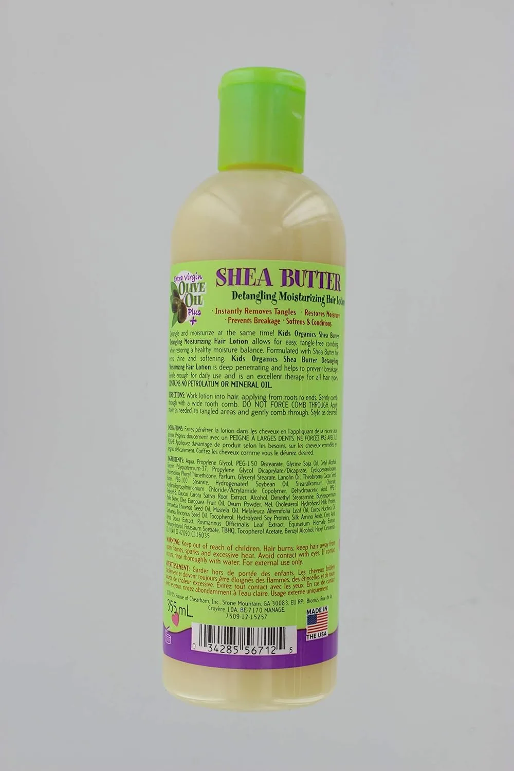 Kids Detangling Lotion - Shea Butter - No Breakage - Image 4