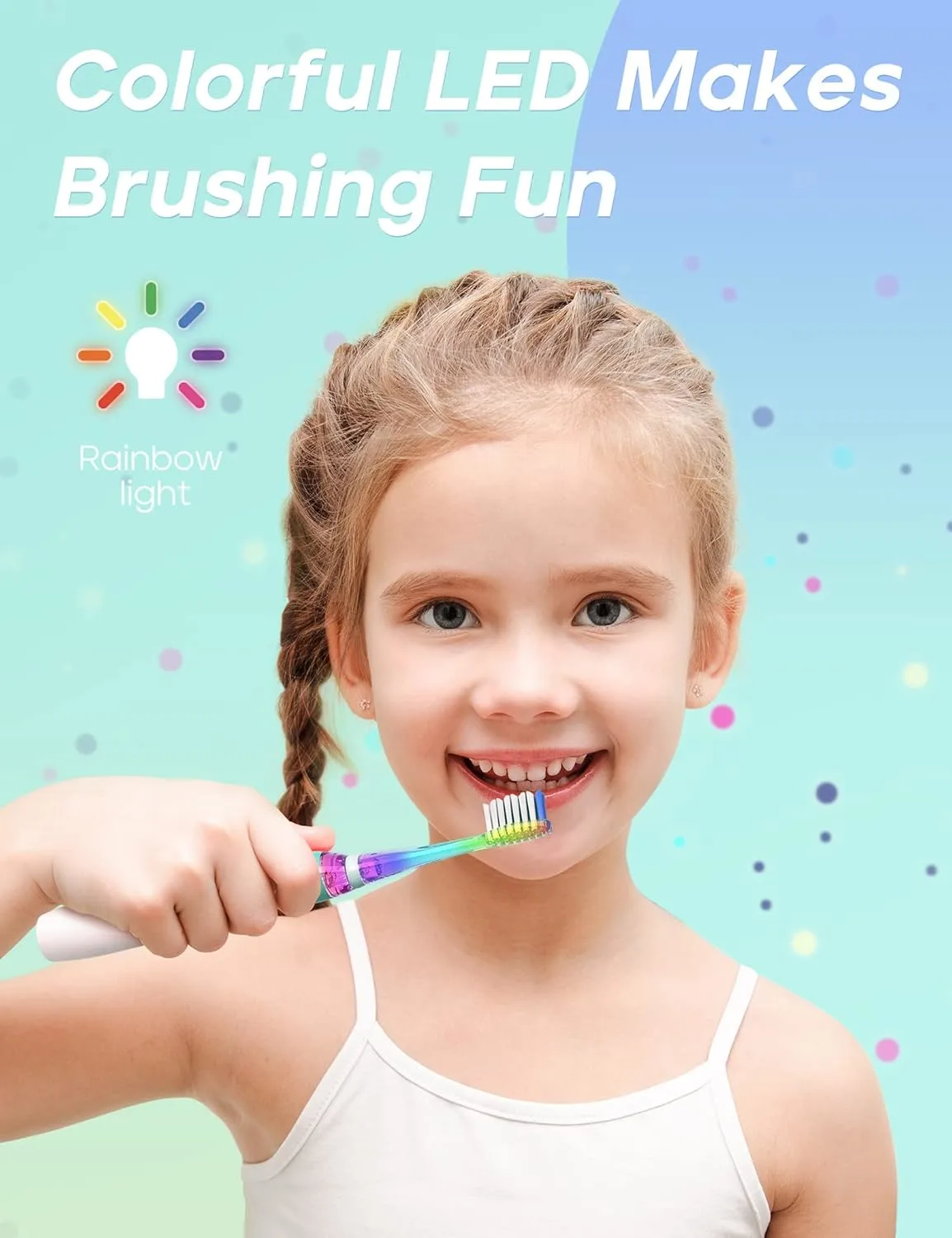 Kids Electric Toothbrush Fun Timer LED - Image 2