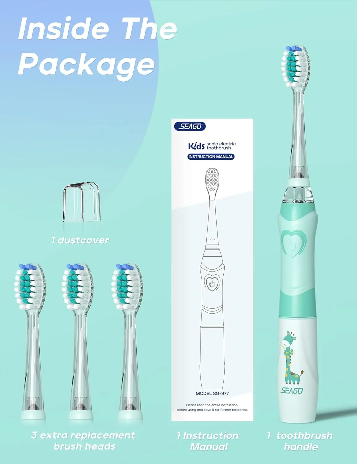 Kids Electric Toothbrush Fun Timer LED - Image 6