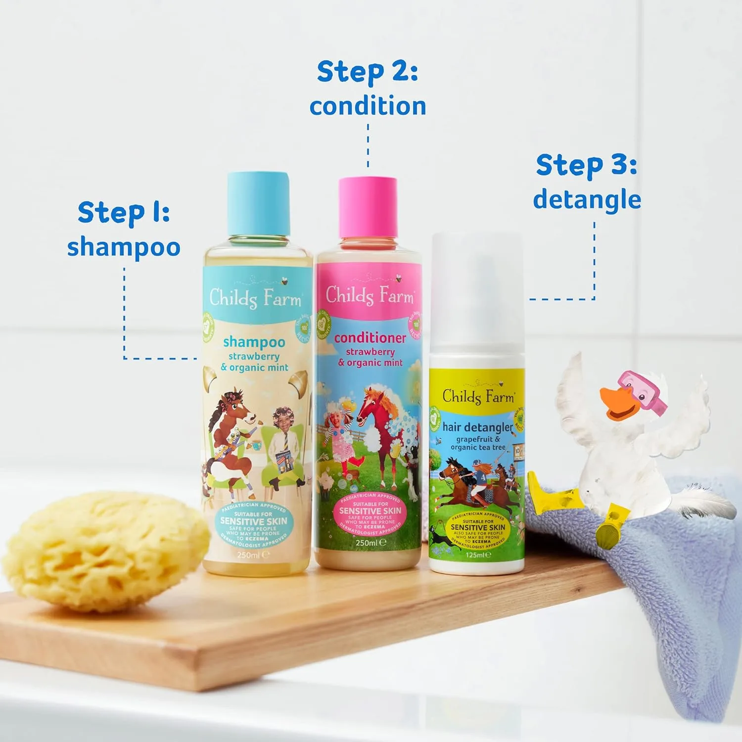 Kids Hair Detangler Grapefruit Tea Tree - Image 4