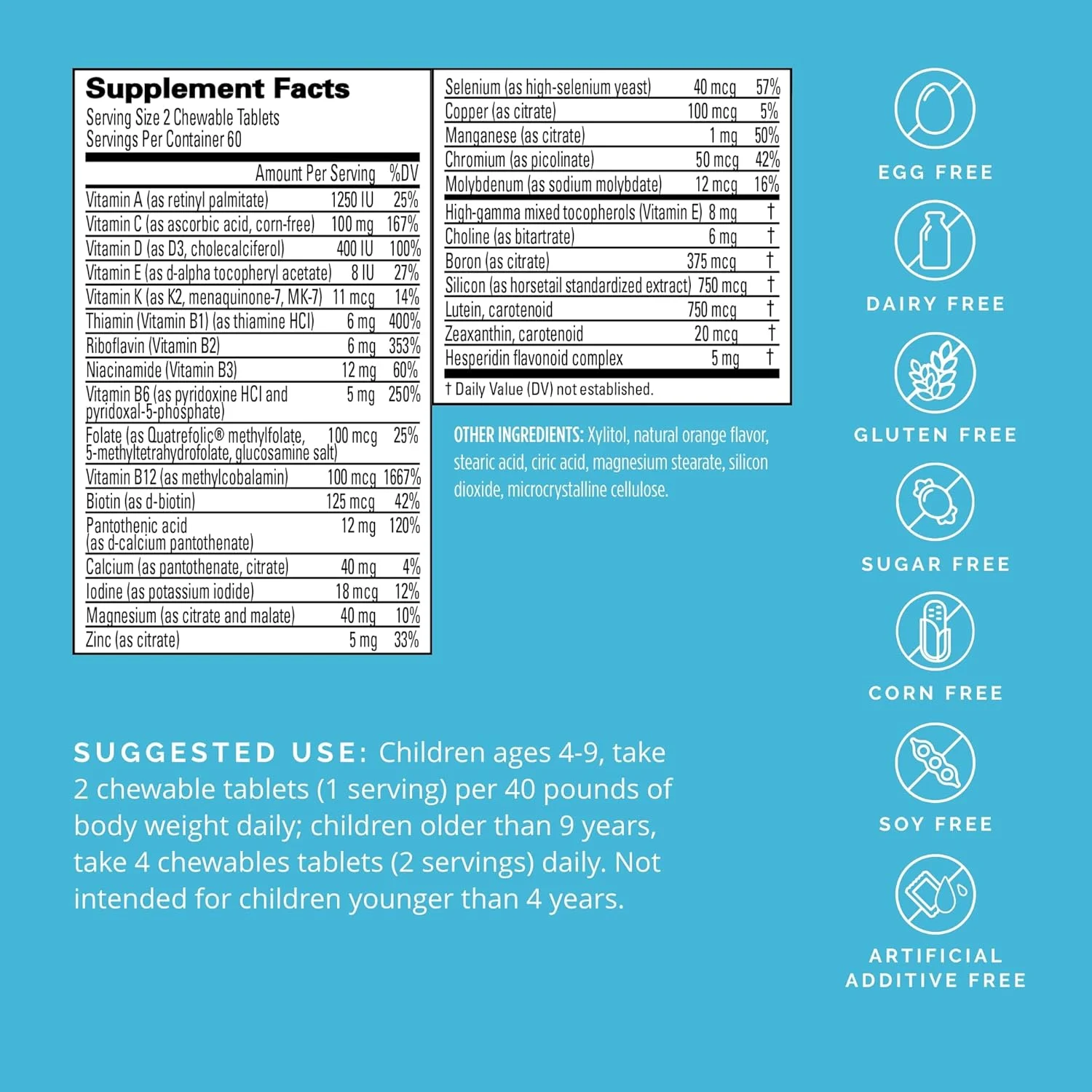 Kids Multivitamin Chewables - Brain Health & Growth - Image 2