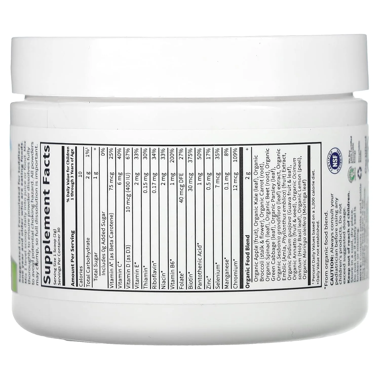 Kids Multivitamin Powder Organic Toddler Multi - Image 3