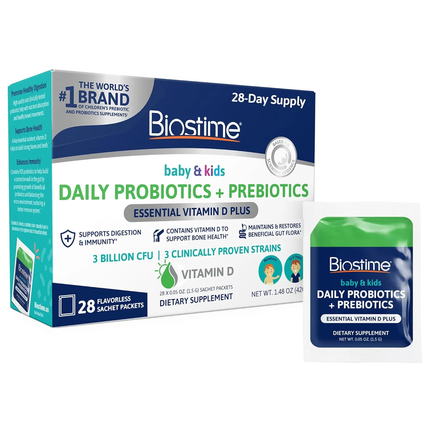 Kids Probiotic Prebiotic Vitamin D Drops