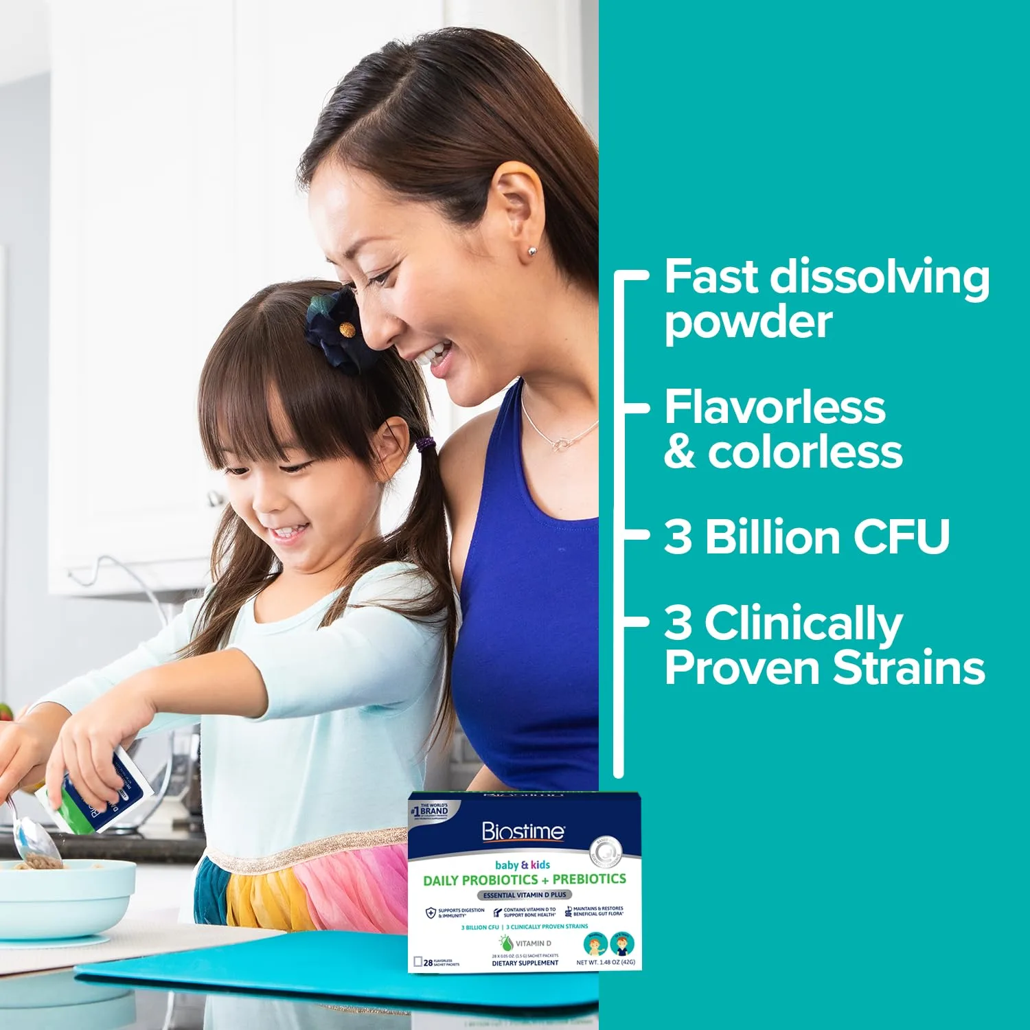 Kids Probiotic Prebiotic Vitamin D Drops - Image 6