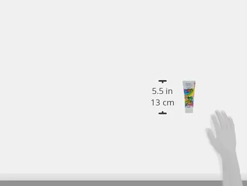 A tube of bubble gum flavored toothpaste designed for kids, promoting healthy oral hygiene.