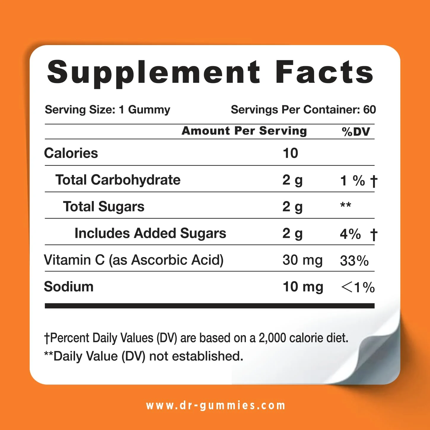 Kids Vitamin C Gummies - Immune Support & Vegan - Image 3