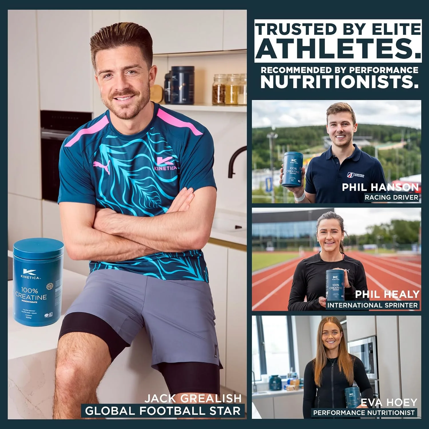 Kinetica Creatine Monohydrate - Unflavoured, Vegan - Image 2