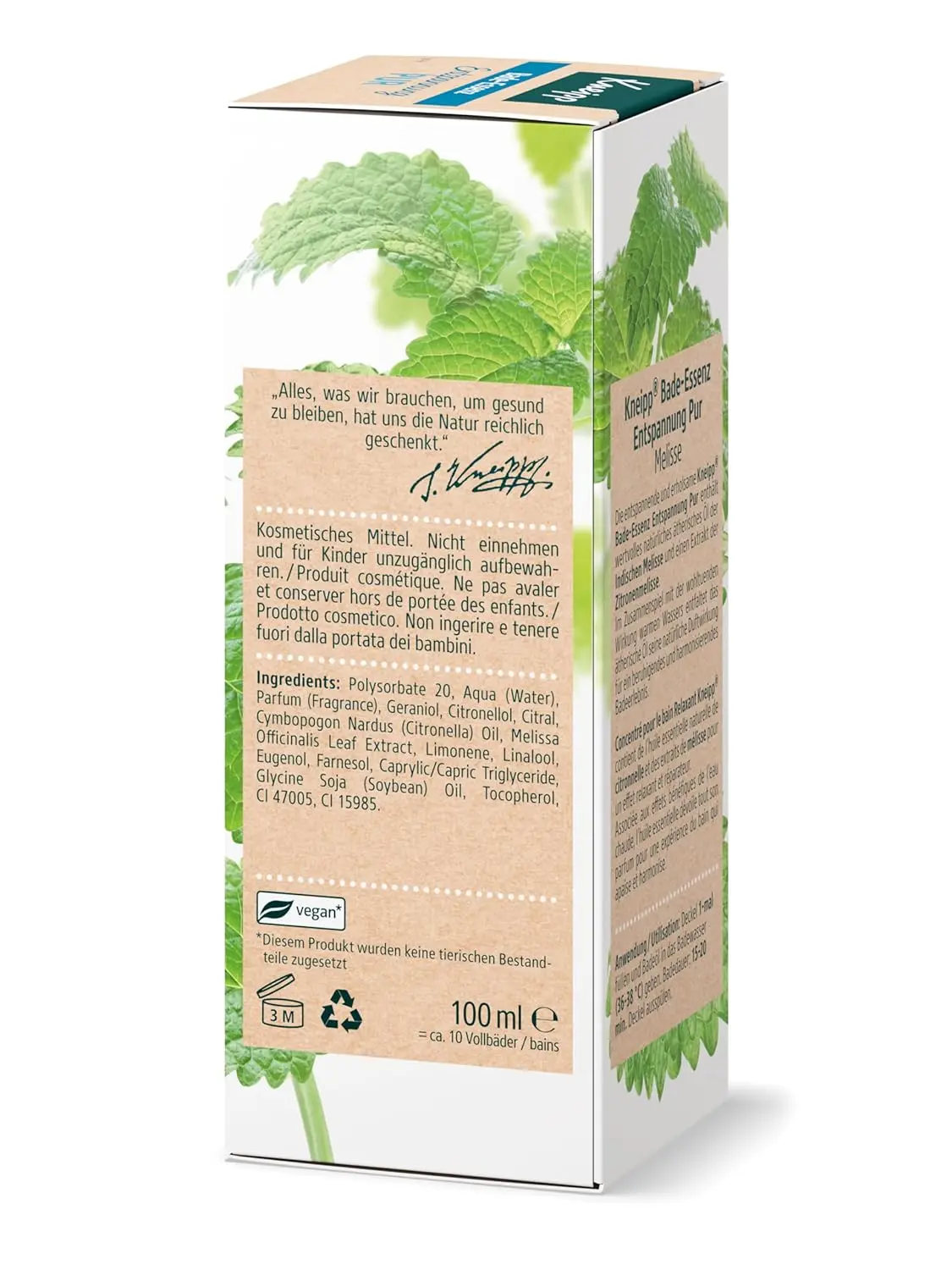 Kneipp Pure Relaxation Bath Essence - 100 ml - Image 3