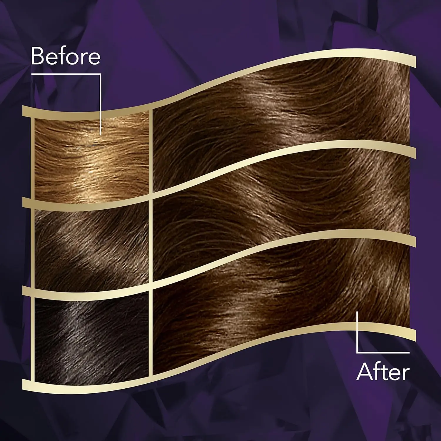 KOLESTON Intense dark brown hair dye delivers expert, long-lasting color with irresistible shine and grey coverage, conditioning hair with oil replacement.