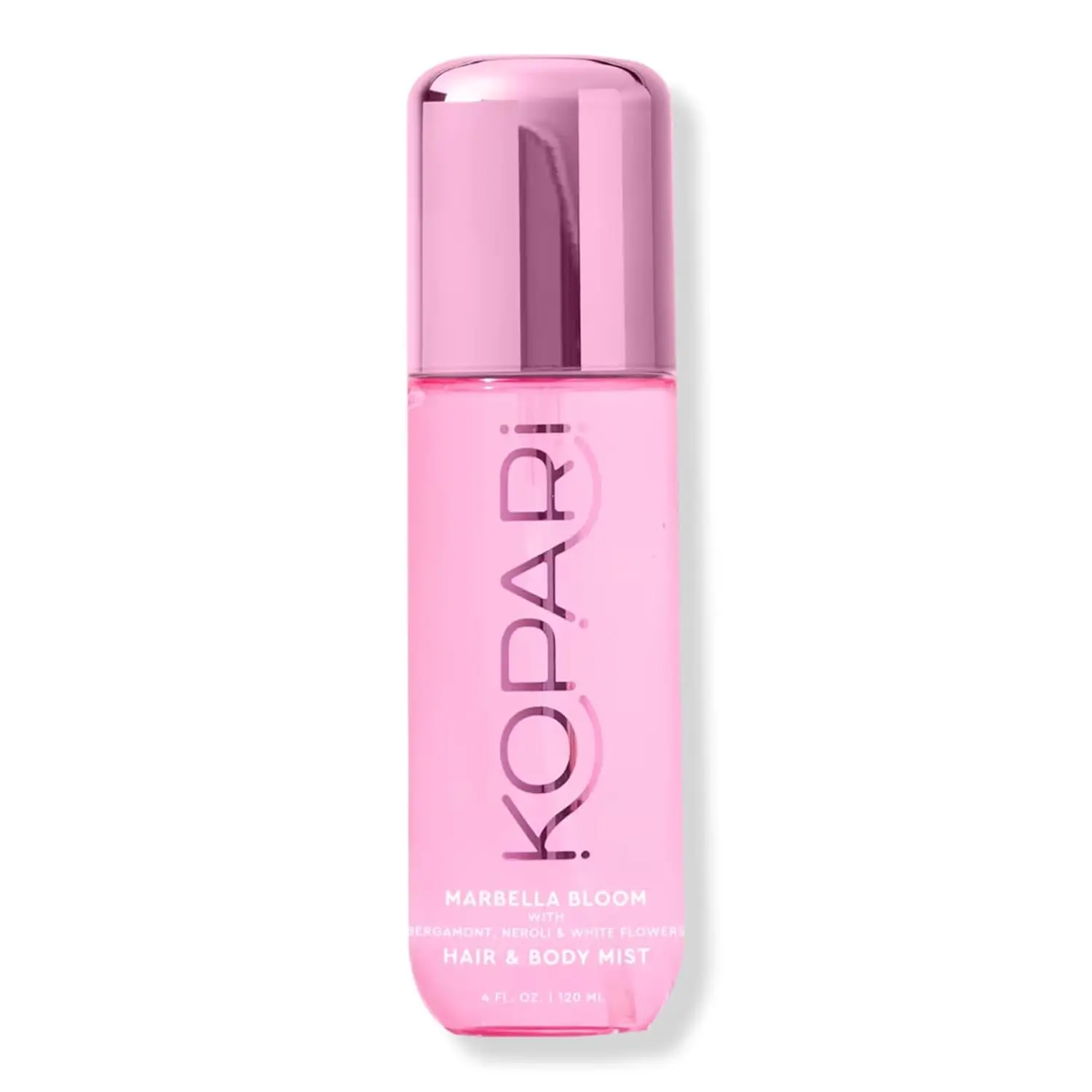 Kopari Marbella Bloom hair and body mist with bright floral notes of neroli and bergamot, perfect for a refreshing summer scent.