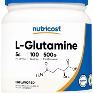 Nutricost L-Glutamine - Gluten Free Non-GMO - 500g