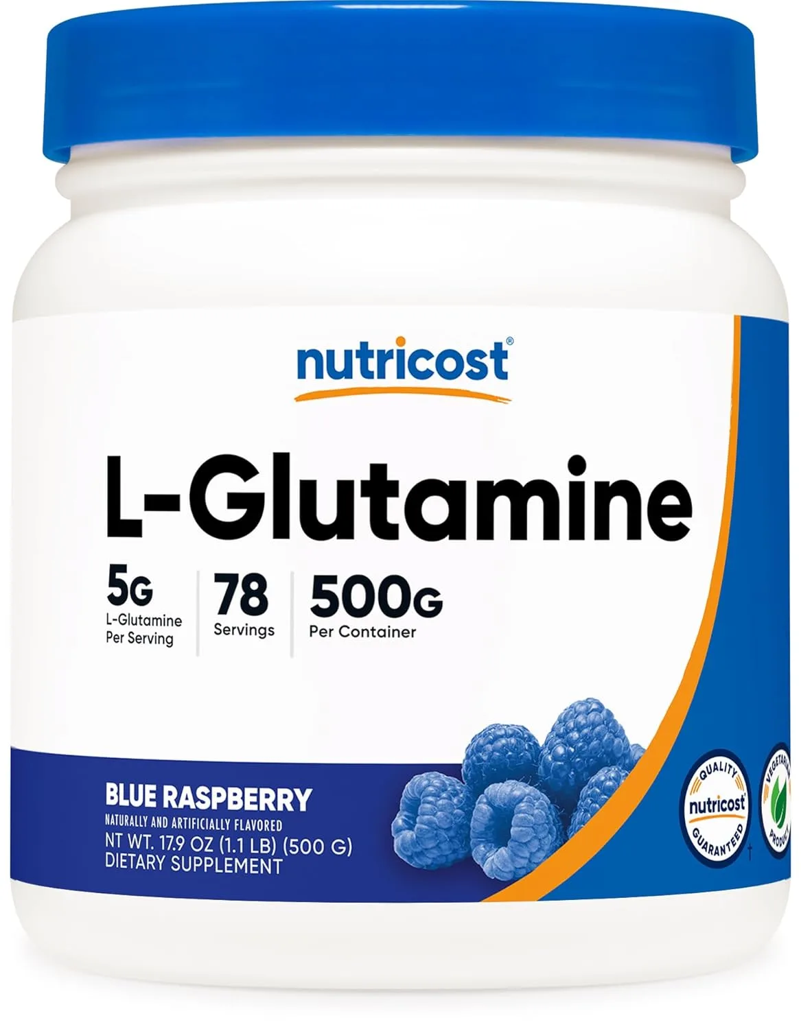 Nutricost L-Glutamine - Gluten Free Non-GMO - 500g - Image 6