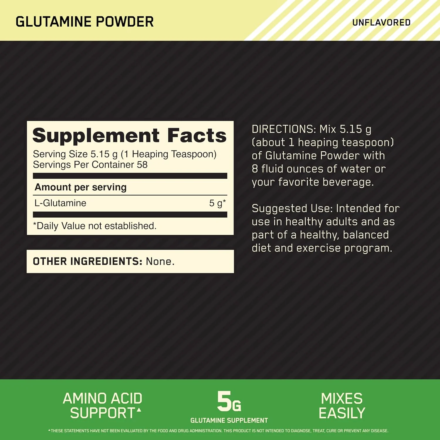 OPTIMUM NUTRITION L-Glutamine Muscle Recovery - Image 2
