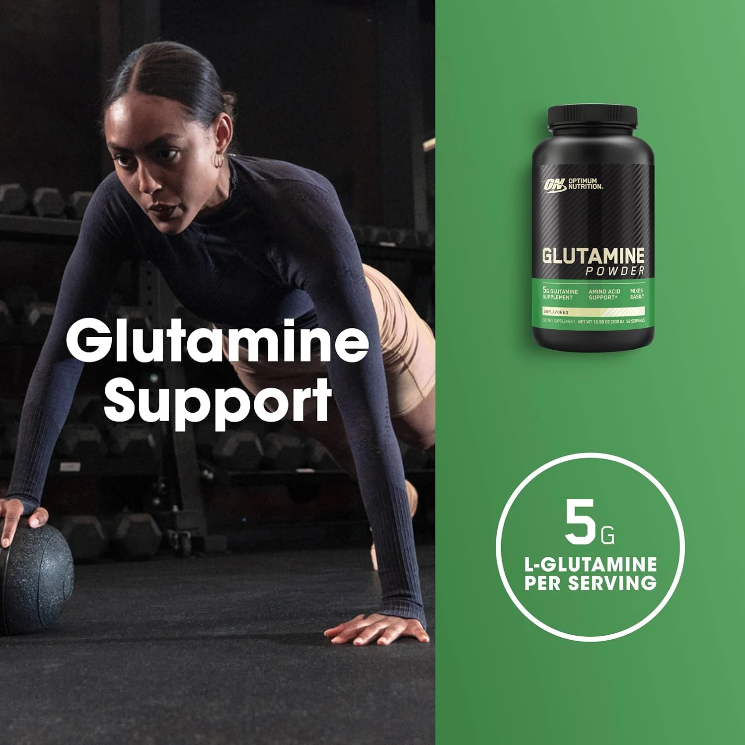 OPTIMUM NUTRITION L-Glutamine Muscle Recovery - Image 3