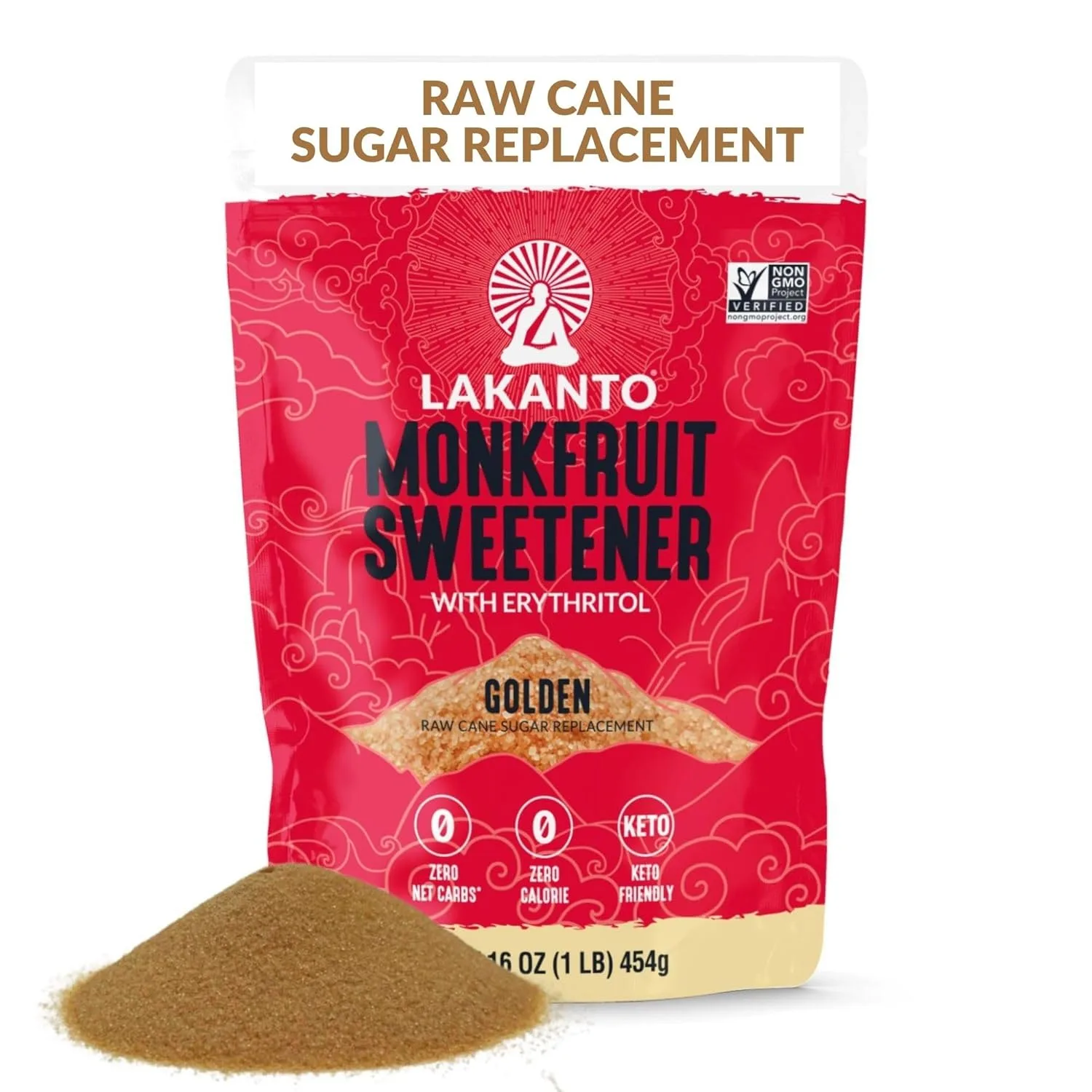 Lakanto Monk Fruit Sweetener - Keto Sugar Substitute