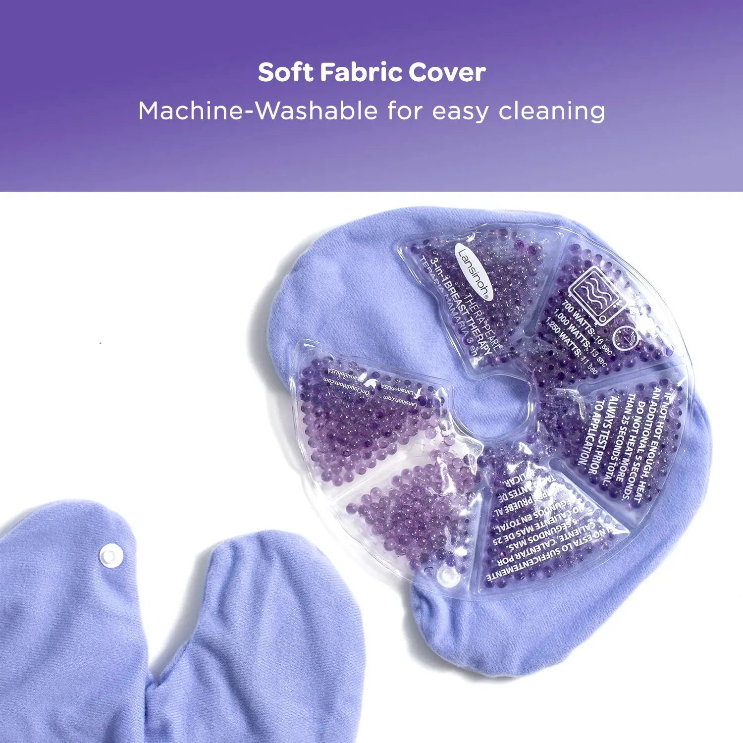 Lansinoh TheraPearl 3-in-1 Breast Therapy Pack - 2 Count - Image 5