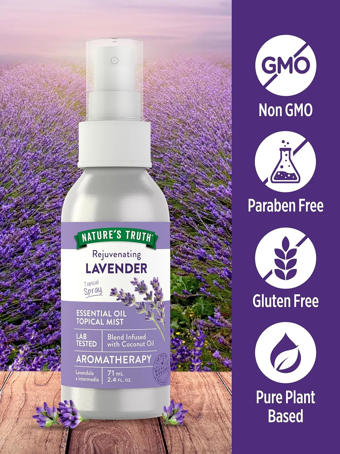 Lavender Essential Oil Mist - Rejuvenating Spray - Image 3