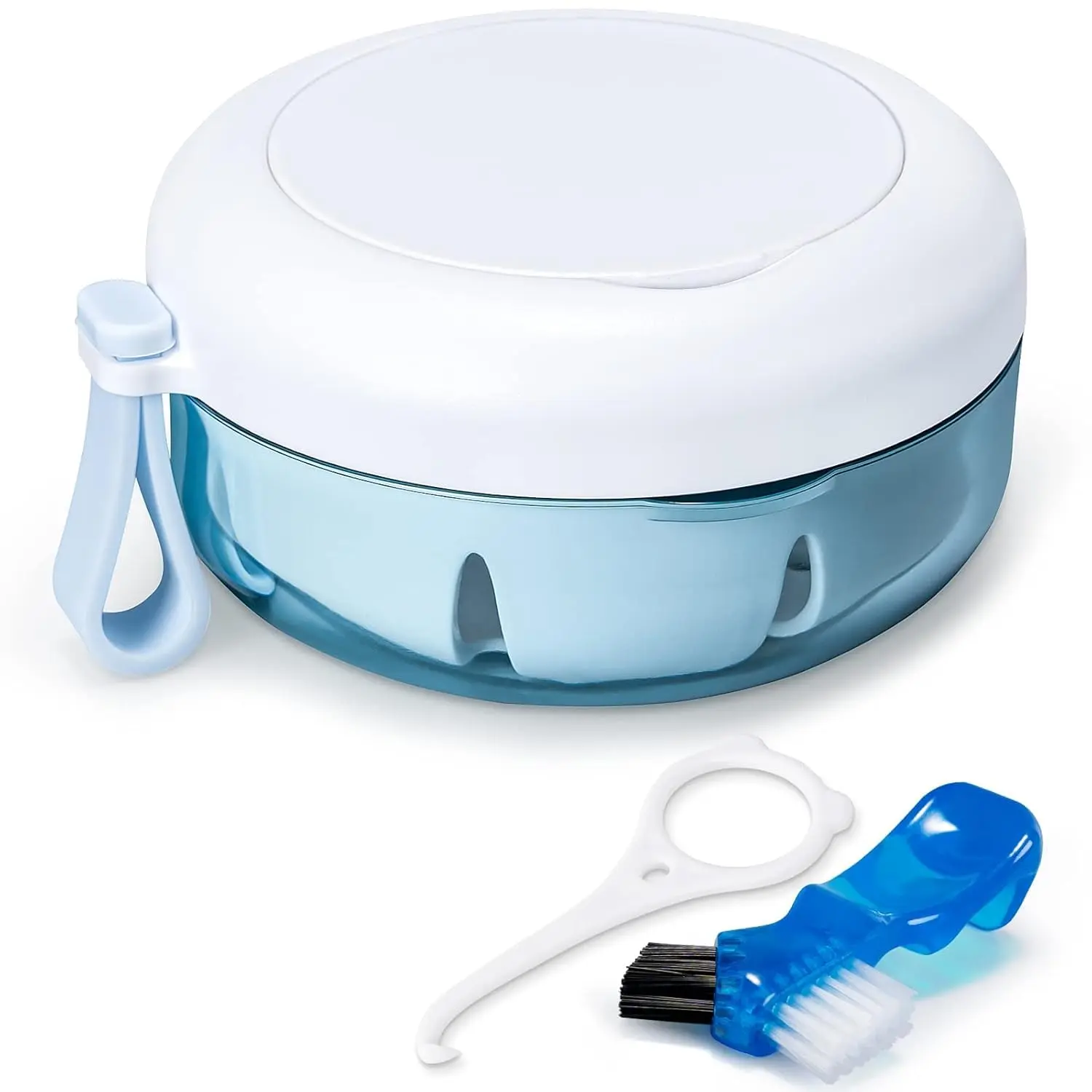 Leak Proof Denture Case Kit Travel Retainer Container