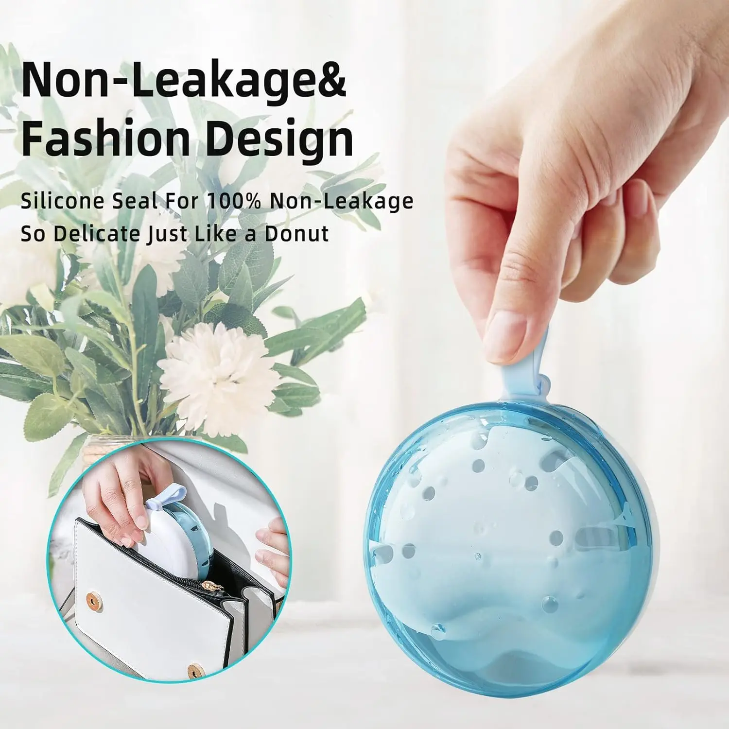 Leak Proof Denture Case Kit Travel Retainer Container - Image 3